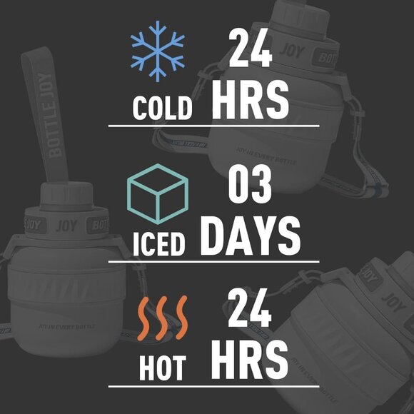 16 oz kids Stainless-Steel Water Bottle:Kids Water Bottle,Leakproof Lid, Perfect - Picture 4 of 7